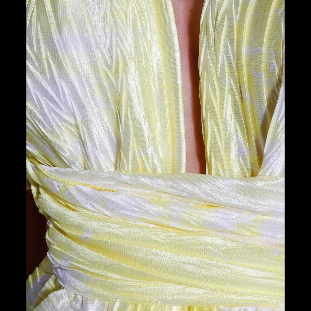 DUSTED SUN PLEATED DRESS 🎄(CHRISTMAS SALE) 🎄 - Picture 9 of 10